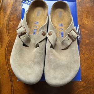 Birkenstocks Suede Clogs